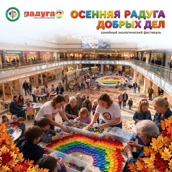 &laquo;Осенняя радуга добрых дел&raquo;: семейный экофест, где каждый цвет &mdash; это своя история 